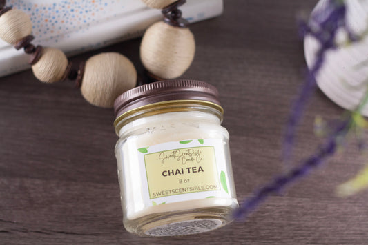 Chai Tea in Mason Jar