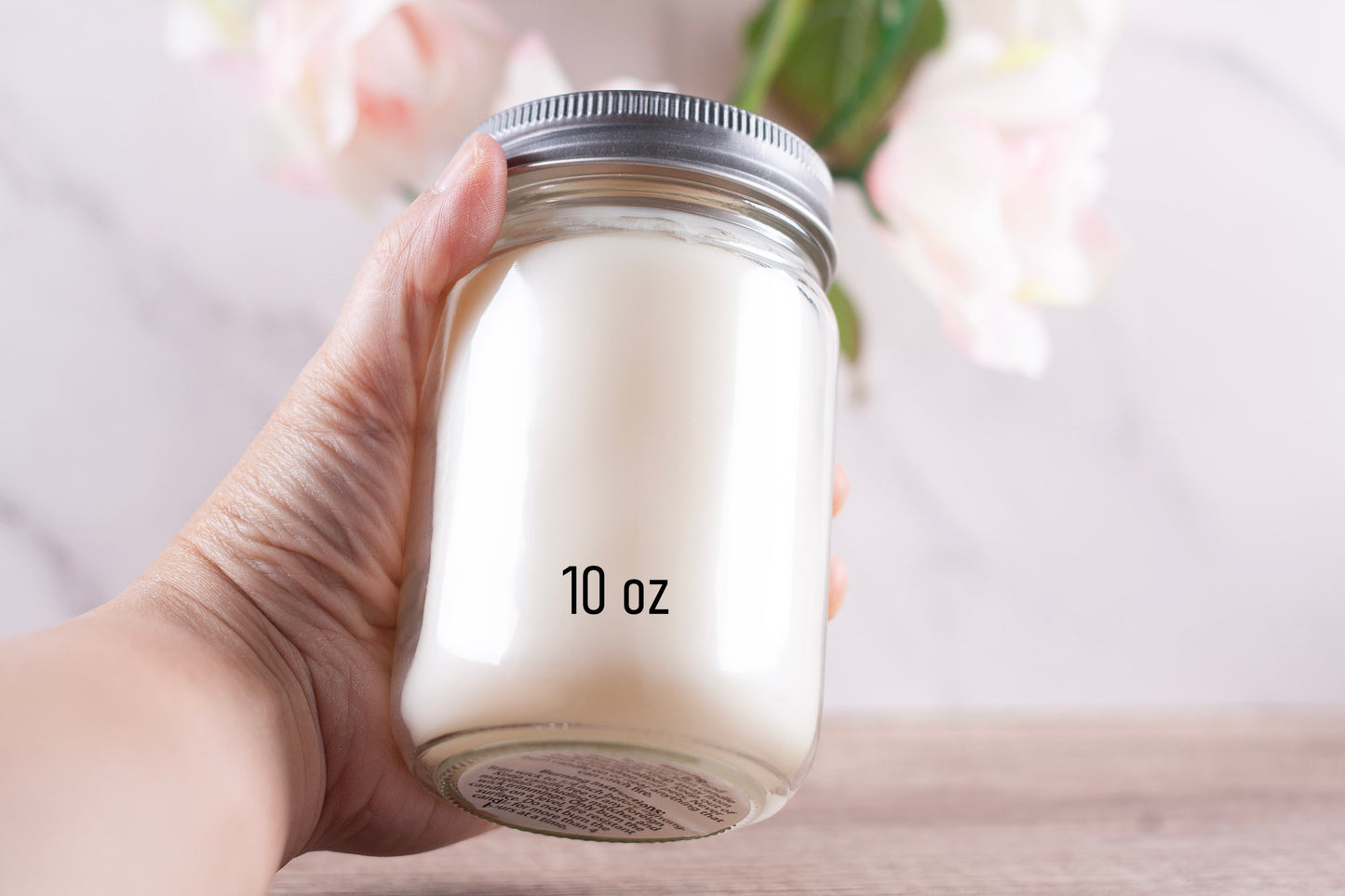 Cinnamon Roll Candle in Mason Jar