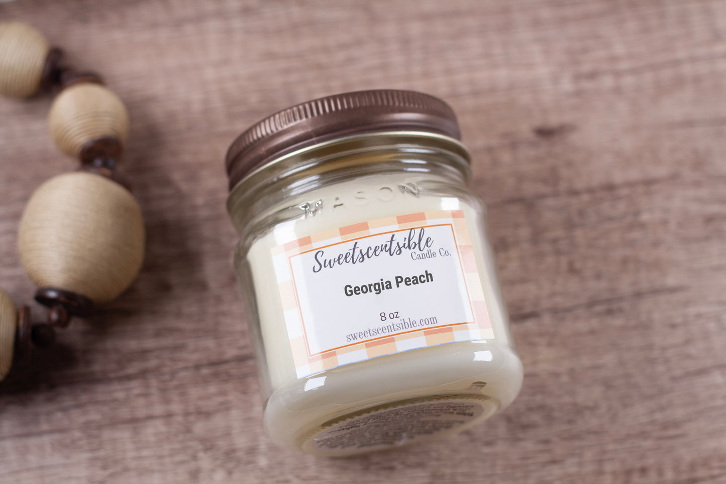 Georgia Peach in Mason Jar