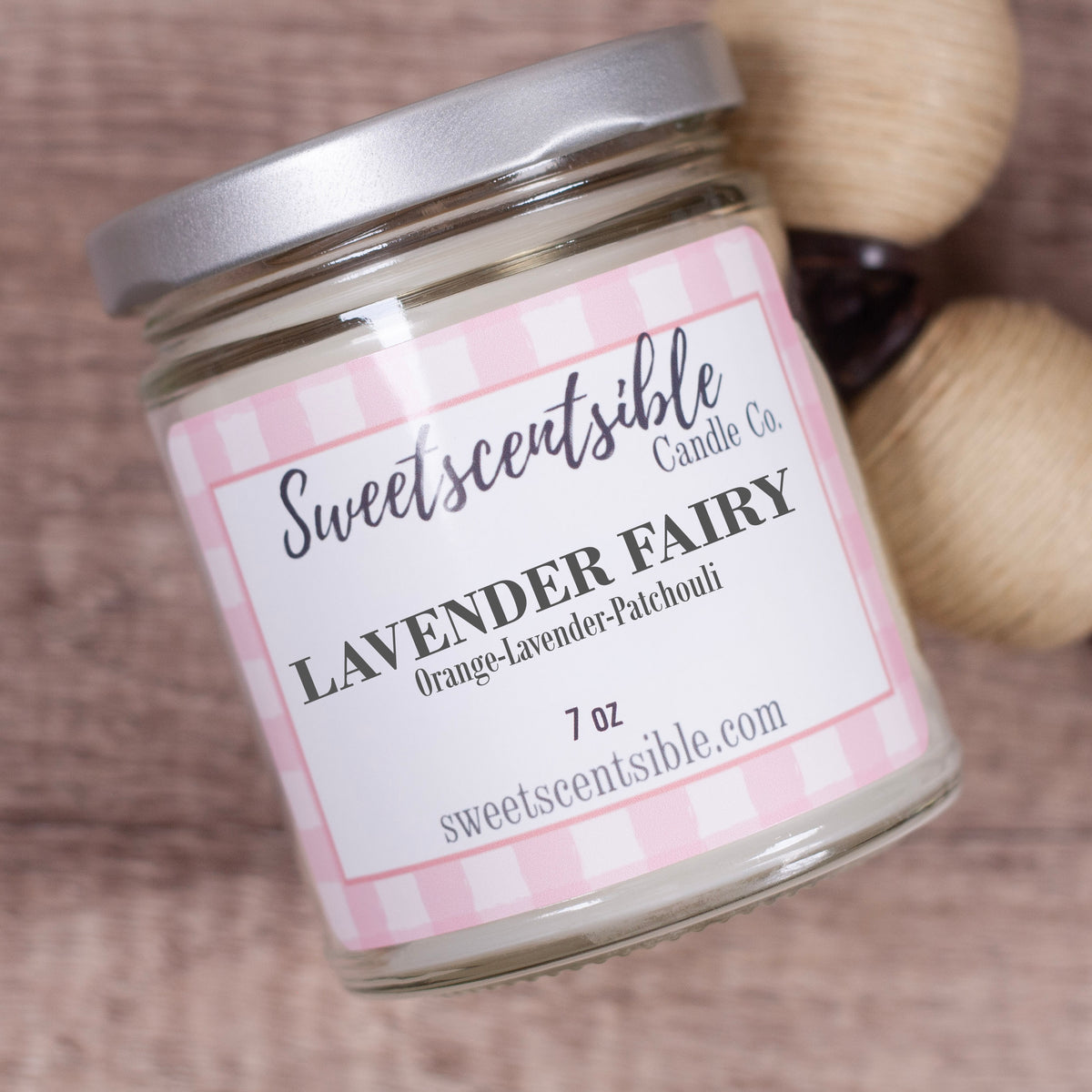 Lavender Fairy in Classic Jar - Cotton Wick