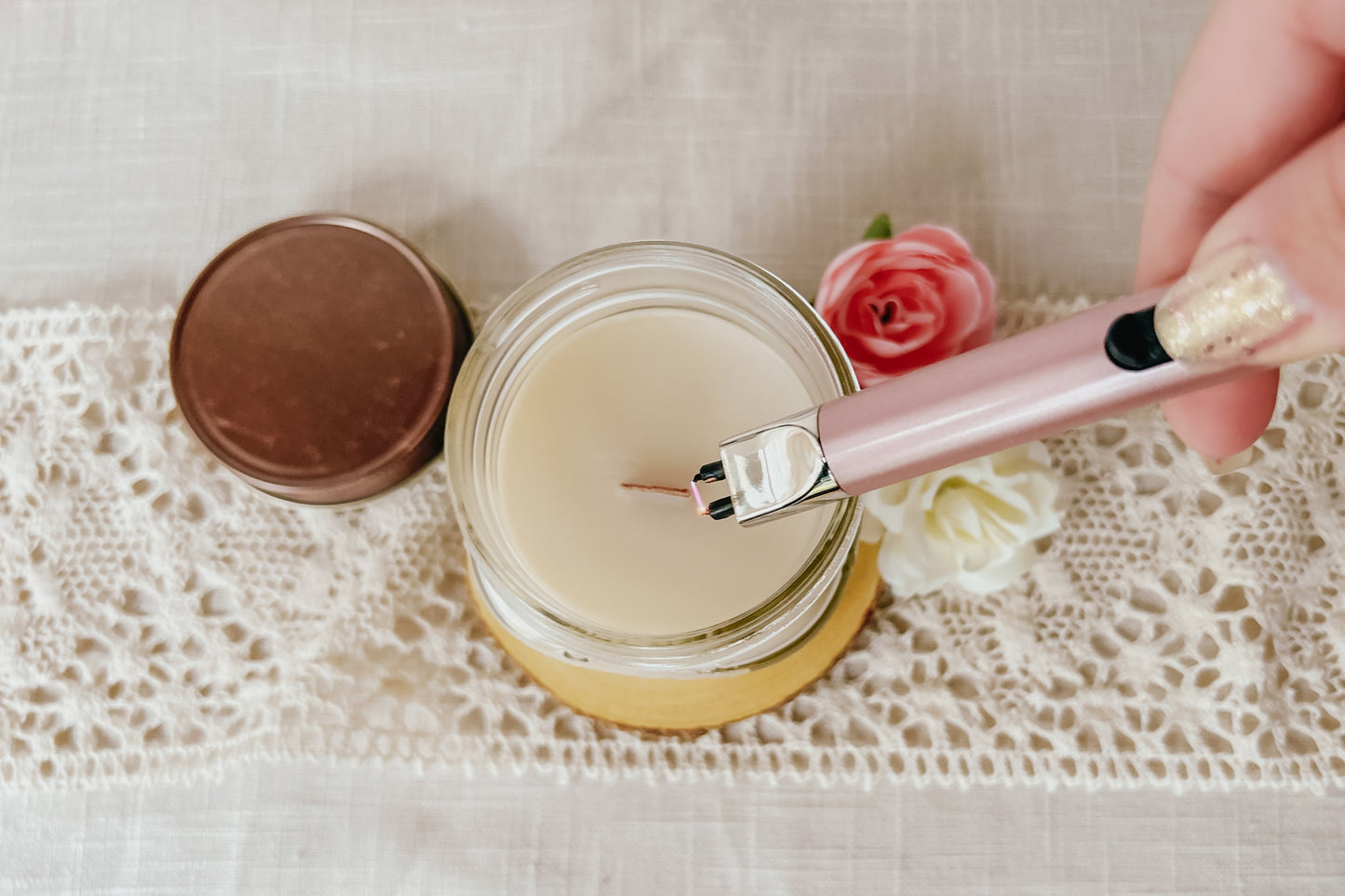 Jasmine in Mason Jar