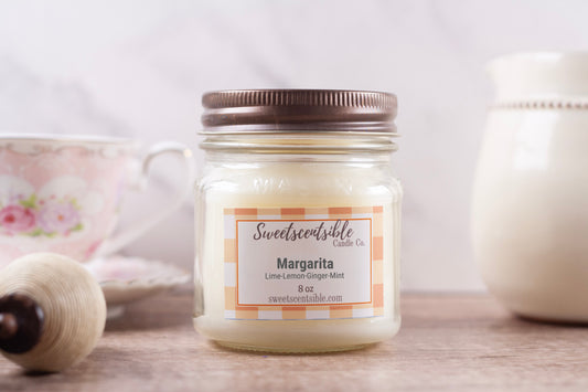 Margarita Candle in Mason Jar
