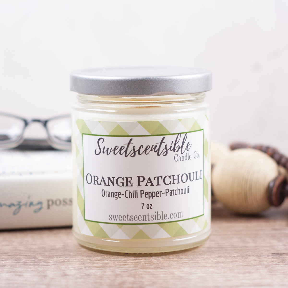 Orange Patchouli in Classic Jar - Cotton Wick