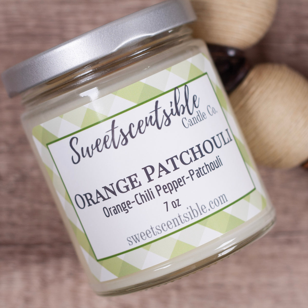 Orange Patchouli in Classic Jar - Cotton Wick